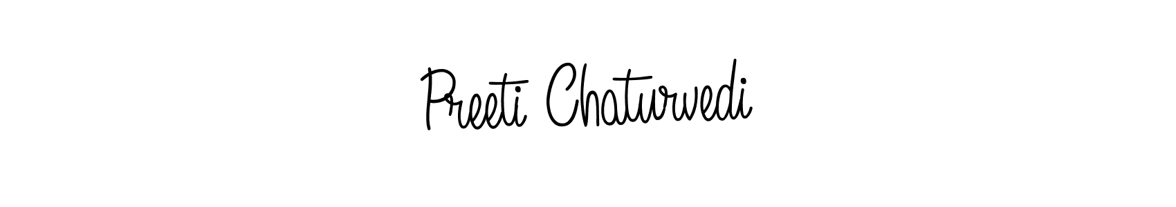 How to make Preeti Chaturvedi name signature. Use Angelique-Rose-font-FFP style for creating short signs online. This is the latest handwritten sign. Preeti Chaturvedi signature style 5 images and pictures png