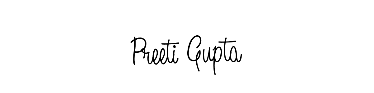 Make a short Preeti Gupta signature style. Manage your documents anywhere anytime using Angelique-Rose-font-FFP. Create and add eSignatures, submit forms, share and send files easily. Preeti Gupta signature style 5 images and pictures png