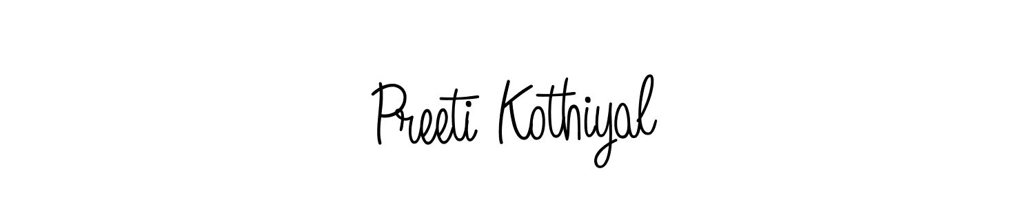 How to Draw Preeti Kothiyal signature style? Angelique-Rose-font-FFP is a latest design signature styles for name Preeti Kothiyal. Preeti Kothiyal signature style 5 images and pictures png