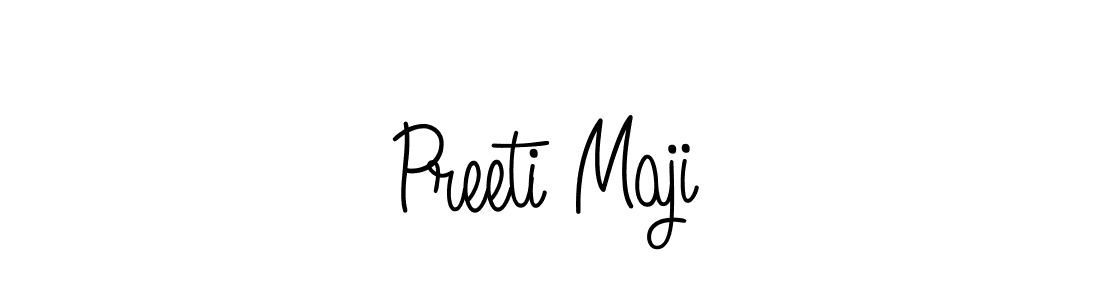 It looks lik you need a new signature style for name Preeti Maji. Design unique handwritten (Angelique-Rose-font-FFP) signature with our free signature maker in just a few clicks. Preeti Maji signature style 5 images and pictures png