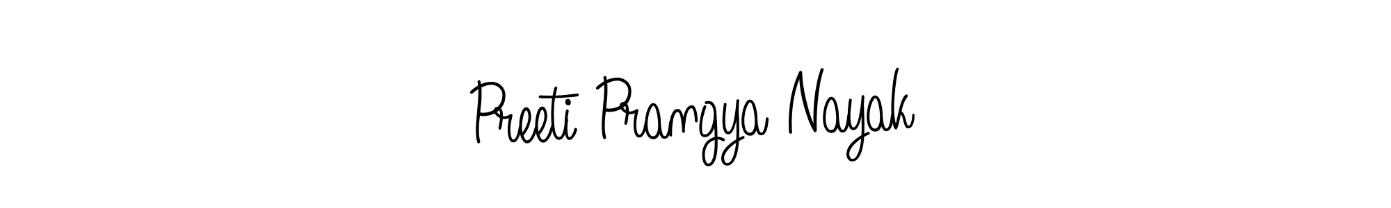 Once you've used our free online signature maker to create your best signature Angelique-Rose-font-FFP style, it's time to enjoy all of the benefits that Preeti Prangya Nayak name signing documents. Preeti Prangya Nayak signature style 5 images and pictures png