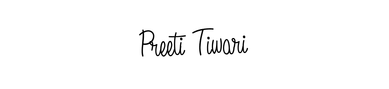 Make a beautiful signature design for name Preeti Tiwari. Use this online signature maker to create a handwritten signature for free. Preeti Tiwari signature style 5 images and pictures png