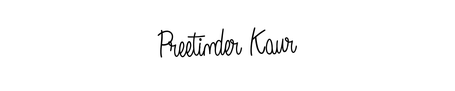 Make a beautiful signature design for name Preetinder Kaur. Use this online signature maker to create a handwritten signature for free. Preetinder Kaur signature style 5 images and pictures png