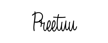 Create an unforgettable impression when signing with Preetuu name styled in Angelique-Rose-font-FFP typography. 100% free online generator. Preetuu signature style 5 images and pictures png