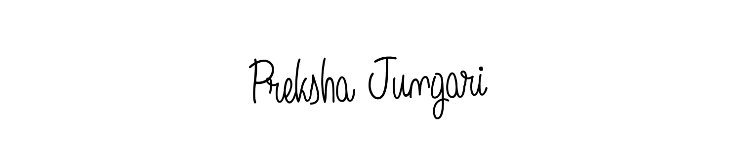 Also You can easily find your signature by using the search form. We will create Preksha Jungari name handwritten signature images for you free of cost using Angelique-Rose-font-FFP sign style. Preksha Jungari signature style 5 images and pictures png