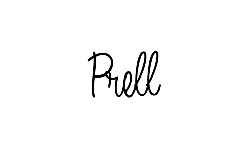 How to make Prell signature? Angelique-Rose-font-FFP is a professional autograph style. Create handwritten signature for Prell name. Prell signature style 5 images and pictures png