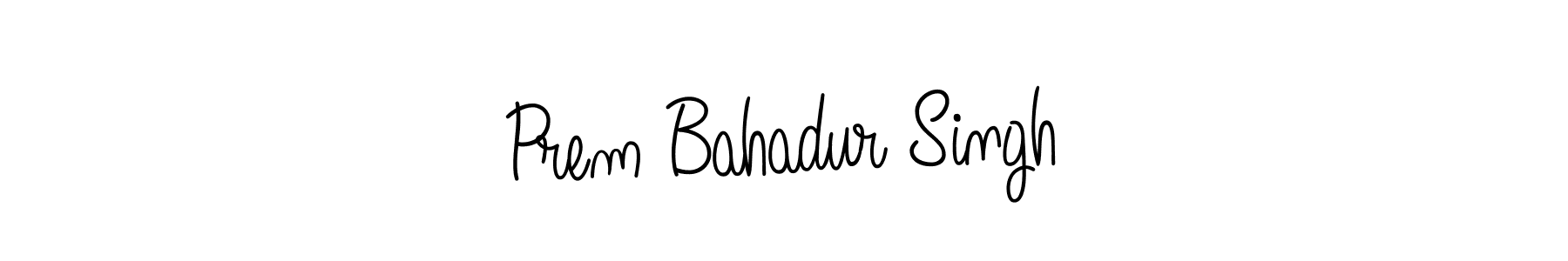 Prem Bahadur Singh stylish signature style. Best Handwritten Sign (Angelique-Rose-font-FFP) for my name. Handwritten Signature Collection Ideas for my name Prem Bahadur Singh. Prem Bahadur Singh signature style 5 images and pictures png