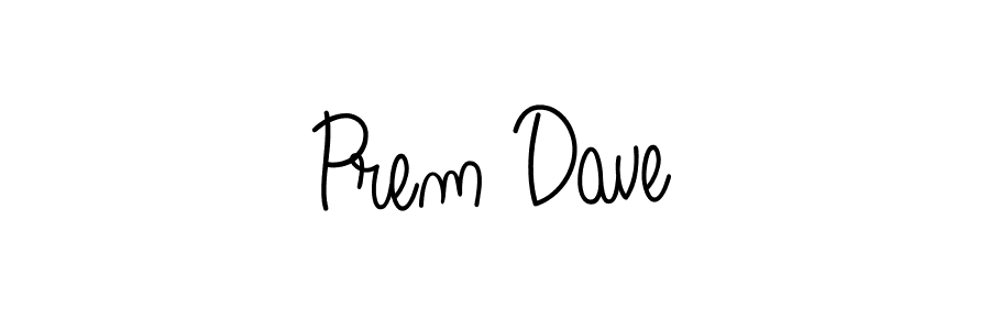 Use a signature maker to create a handwritten signature online. With this signature software, you can design (Angelique-Rose-font-FFP) your own signature for name Prem Dave. Prem Dave signature style 5 images and pictures png