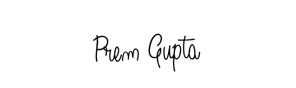 Use a signature maker to create a handwritten signature online. With this signature software, you can design (Angelique-Rose-font-FFP) your own signature for name Prem Gupta. Prem Gupta signature style 5 images and pictures png