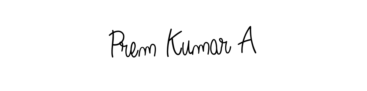 How to make Prem Kumar A signature? Angelique-Rose-font-FFP is a professional autograph style. Create handwritten signature for Prem Kumar A name. Prem Kumar A signature style 5 images and pictures png