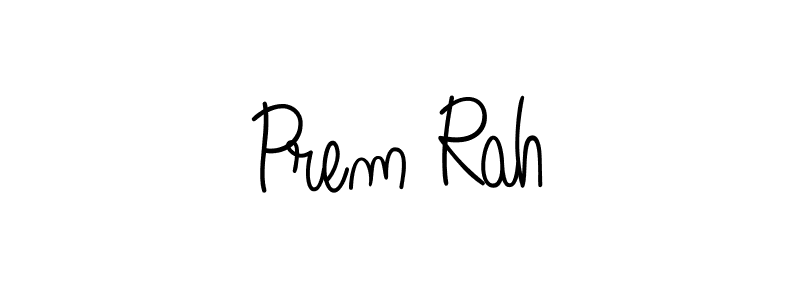 Design your own signature with our free online signature maker. With this signature software, you can create a handwritten (Angelique-Rose-font-FFP) signature for name Prem Rah. Prem Rah signature style 5 images and pictures png