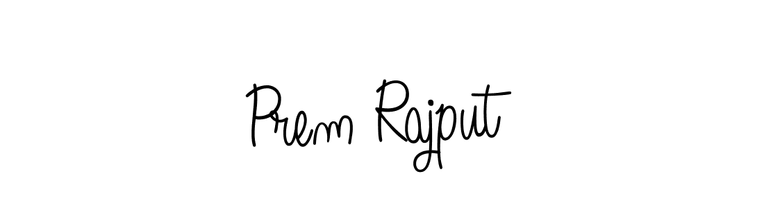 Prem Rajput stylish signature style. Best Handwritten Sign (Angelique-Rose-font-FFP) for my name. Handwritten Signature Collection Ideas for my name Prem Rajput. Prem Rajput signature style 5 images and pictures png