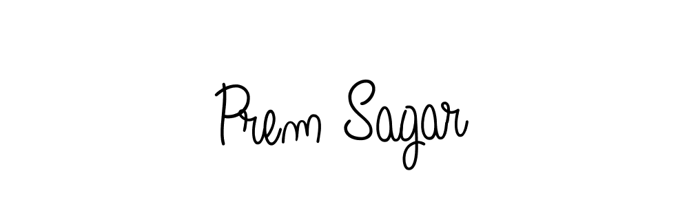 Design your own signature with our free online signature maker. With this signature software, you can create a handwritten (Angelique-Rose-font-FFP) signature for name Prem Sagar. Prem Sagar signature style 5 images and pictures png