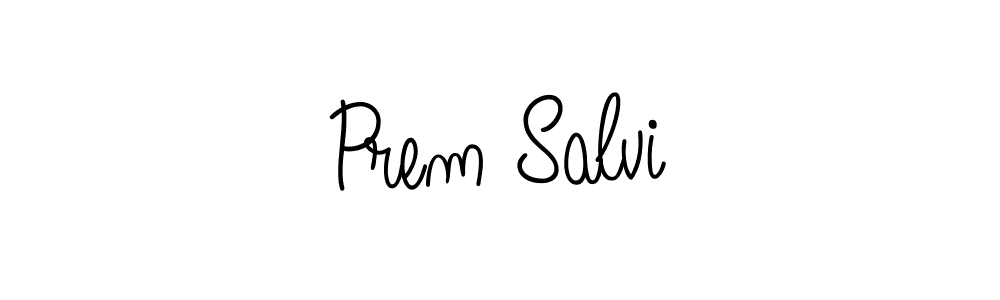 Prem Salvi stylish signature style. Best Handwritten Sign (Angelique-Rose-font-FFP) for my name. Handwritten Signature Collection Ideas for my name Prem Salvi. Prem Salvi signature style 5 images and pictures png