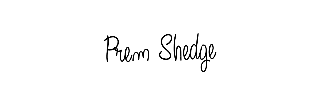 Prem Shedge stylish signature style. Best Handwritten Sign (Angelique-Rose-font-FFP) for my name. Handwritten Signature Collection Ideas for my name Prem Shedge. Prem Shedge signature style 5 images and pictures png