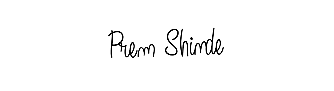 Design your own signature with our free online signature maker. With this signature software, you can create a handwritten (Angelique-Rose-font-FFP) signature for name Prem Shinde. Prem Shinde signature style 5 images and pictures png