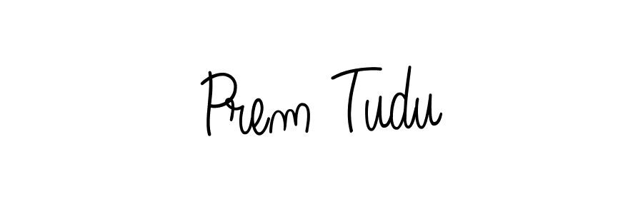 How to Draw Prem Tudu signature style? Angelique-Rose-font-FFP is a latest design signature styles for name Prem Tudu. Prem Tudu signature style 5 images and pictures png