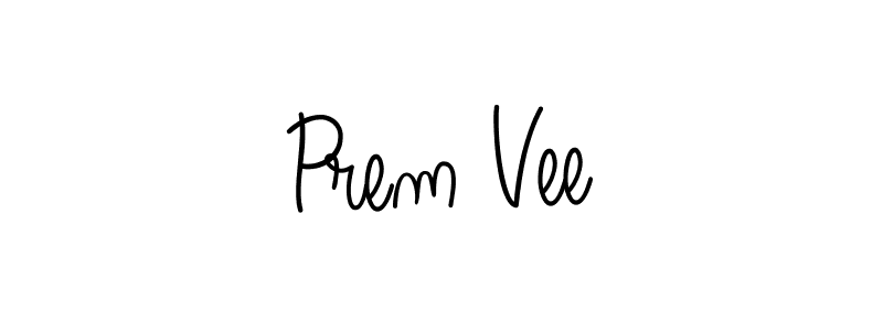How to make Prem Vee signature? Angelique-Rose-font-FFP is a professional autograph style. Create handwritten signature for Prem Vee name. Prem Vee signature style 5 images and pictures png