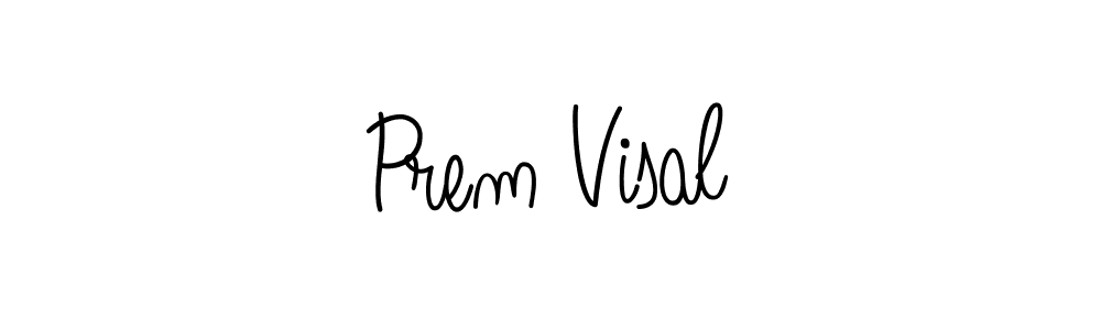 Prem Visal stylish signature style. Best Handwritten Sign (Angelique-Rose-font-FFP) for my name. Handwritten Signature Collection Ideas for my name Prem Visal. Prem Visal signature style 5 images and pictures png