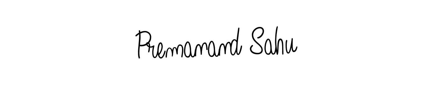 Make a beautiful signature design for name Premanand Sahu. With this signature (Angelique-Rose-font-FFP) style, you can create a handwritten signature for free. Premanand Sahu signature style 5 images and pictures png