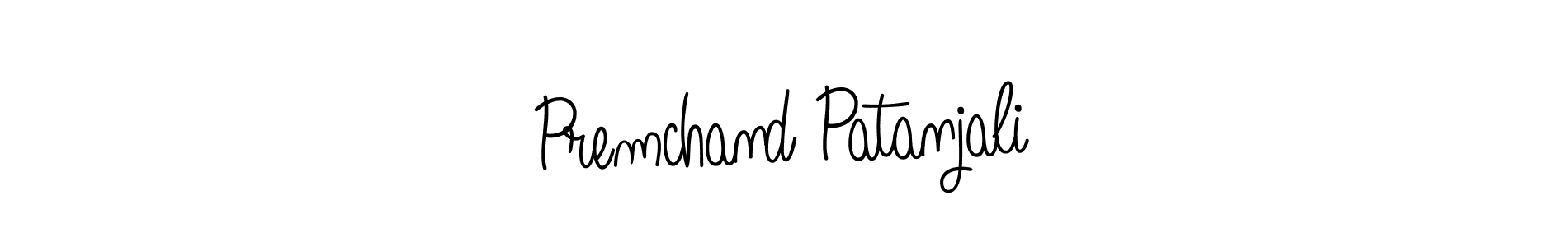 Create a beautiful signature design for name Premchand Patanjali. With this signature (Angelique-Rose-font-FFP) fonts, you can make a handwritten signature for free. Premchand Patanjali signature style 5 images and pictures png