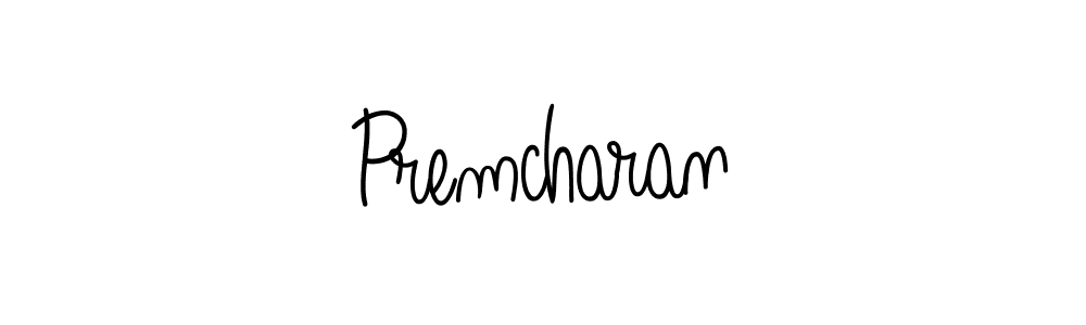 Design your own signature with our free online signature maker. With this signature software, you can create a handwritten (Angelique-Rose-font-FFP) signature for name Premcharan. Premcharan signature style 5 images and pictures png