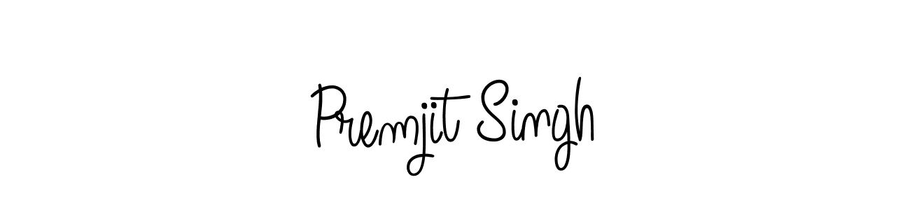 How to make Premjit Singh name signature. Use Angelique-Rose-font-FFP style for creating short signs online. This is the latest handwritten sign. Premjit Singh signature style 5 images and pictures png