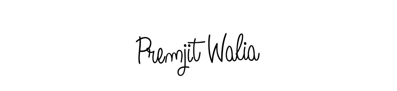 Use a signature maker to create a handwritten signature online. With this signature software, you can design (Angelique-Rose-font-FFP) your own signature for name Premjit Walia. Premjit Walia signature style 5 images and pictures png