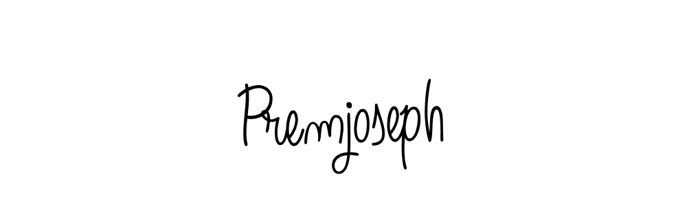 Premjoseph stylish signature style. Best Handwritten Sign (Angelique-Rose-font-FFP) for my name. Handwritten Signature Collection Ideas for my name Premjoseph. Premjoseph signature style 5 images and pictures png