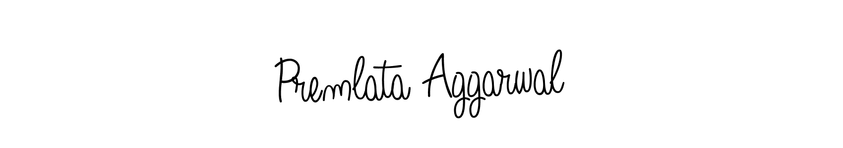 You should practise on your own different ways (Angelique-Rose-font-FFP) to write your name (Premlata Aggarwal) in signature. don't let someone else do it for you. Premlata Aggarwal signature style 5 images and pictures png