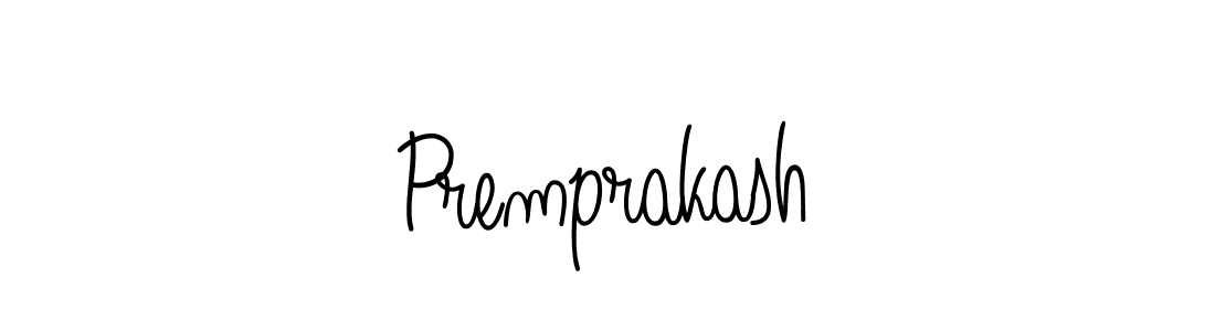 You should practise on your own different ways (Angelique-Rose-font-FFP) to write your name (Premprakash) in signature. don't let someone else do it for you. Premprakash signature style 5 images and pictures png