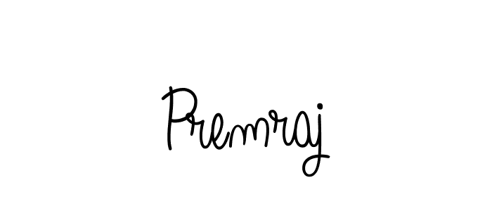 Premraj stylish signature style. Best Handwritten Sign (Angelique-Rose-font-FFP) for my name. Handwritten Signature Collection Ideas for my name Premraj. Premraj signature style 5 images and pictures png