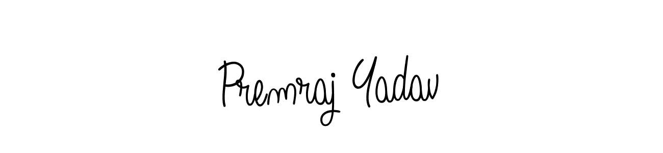 Also we have Premraj Yadav name is the best signature style. Create professional handwritten signature collection using Angelique-Rose-font-FFP autograph style. Premraj Yadav signature style 5 images and pictures png