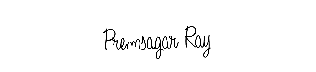 Premsagar Ray stylish signature style. Best Handwritten Sign (Angelique-Rose-font-FFP) for my name. Handwritten Signature Collection Ideas for my name Premsagar Ray. Premsagar Ray signature style 5 images and pictures png