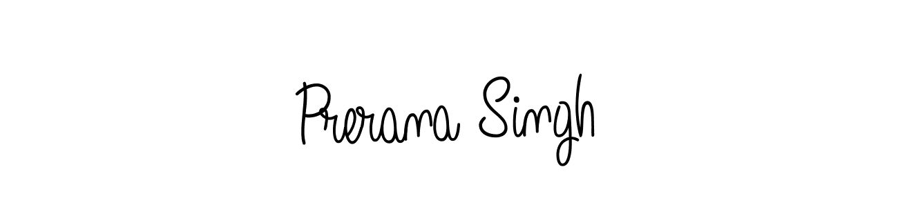 Also we have Prerana Singh name is the best signature style. Create professional handwritten signature collection using Angelique-Rose-font-FFP autograph style. Prerana Singh signature style 5 images and pictures png