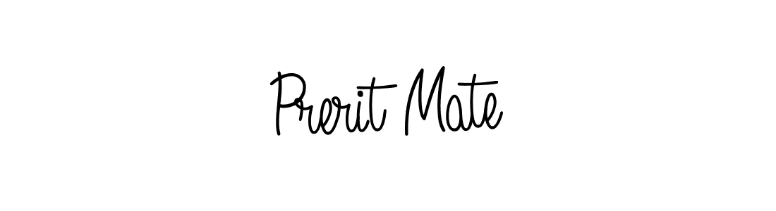 How to make Prerit Mate signature? Angelique-Rose-font-FFP is a professional autograph style. Create handwritten signature for Prerit Mate name. Prerit Mate signature style 5 images and pictures png