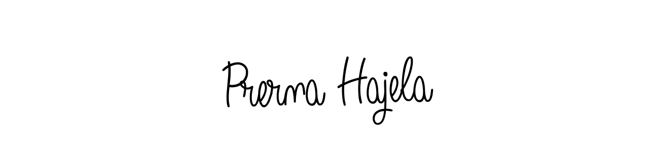 Also we have Prerna Hajela name is the best signature style. Create professional handwritten signature collection using Angelique-Rose-font-FFP autograph style. Prerna Hajela signature style 5 images and pictures png