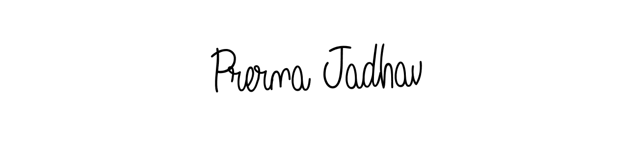 Once you've used our free online signature maker to create your best signature Angelique-Rose-font-FFP style, it's time to enjoy all of the benefits that Prerna Jadhav name signing documents. Prerna Jadhav signature style 5 images and pictures png