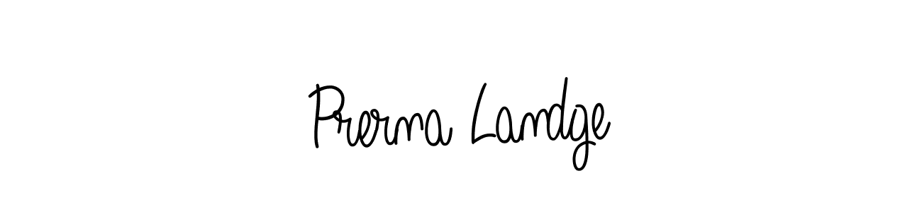 Here are the top 10 professional signature styles for the name Prerna Landge. These are the best autograph styles you can use for your name. Prerna Landge signature style 5 images and pictures png