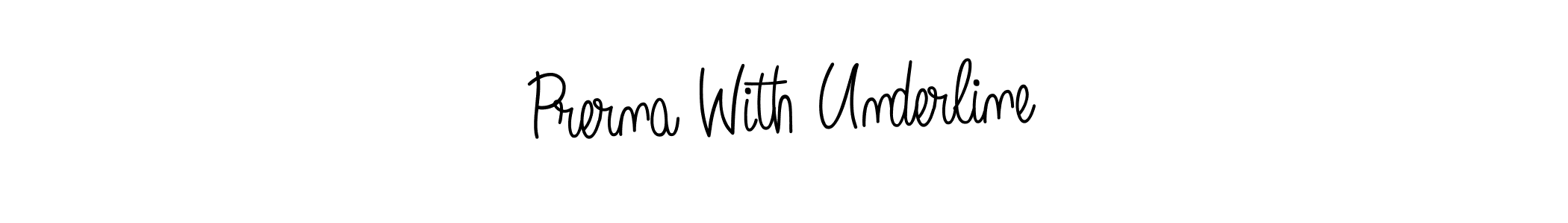 Best and Professional Signature Style for Prerna With Underline. Angelique-Rose-font-FFP Best Signature Style Collection. Prerna With Underline signature style 5 images and pictures png
