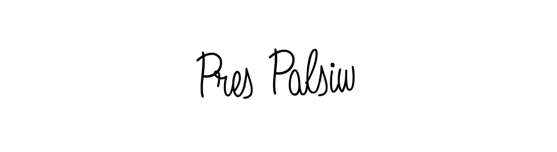 How to Draw Pres Palsiw signature style? Angelique-Rose-font-FFP is a latest design signature styles for name Pres Palsiw. Pres Palsiw signature style 5 images and pictures png