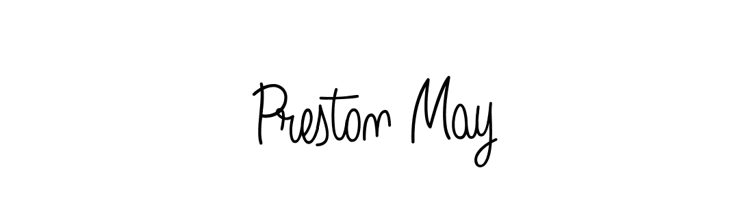 Angelique-Rose-font-FFP is a professional signature style that is perfect for those who want to add a touch of class to their signature. It is also a great choice for those who want to make their signature more unique. Get Preston May name to fancy signature for free. Preston May signature style 5 images and pictures png