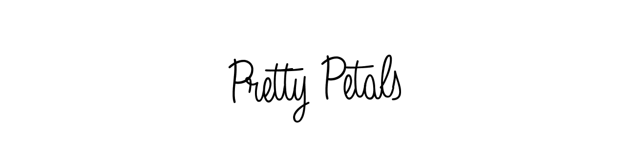How to make Pretty Petals signature? Angelique-Rose-font-FFP is a professional autograph style. Create handwritten signature for Pretty Petals name. Pretty Petals signature style 5 images and pictures png