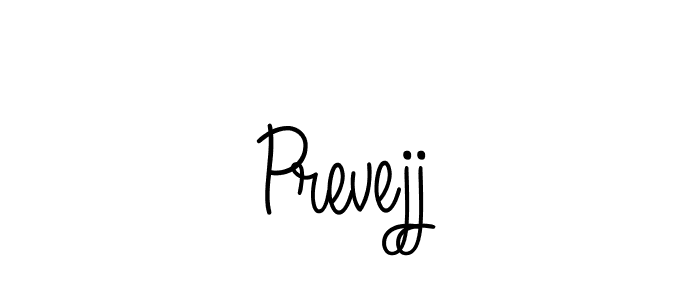 How to make Prevejj signature? Angelique-Rose-font-FFP is a professional autograph style. Create handwritten signature for Prevejj name. Prevejj signature style 5 images and pictures png