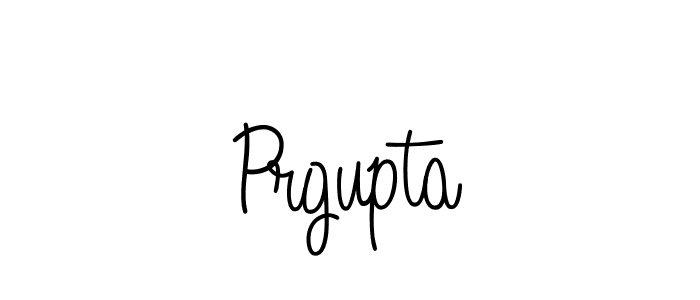 Design your own signature with our free online signature maker. With this signature software, you can create a handwritten (Angelique-Rose-font-FFP) signature for name Prgupta. Prgupta signature style 5 images and pictures png