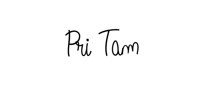 Also we have Pri Tam name is the best signature style. Create professional handwritten signature collection using Angelique-Rose-font-FFP autograph style. Pri Tam signature style 5 images and pictures png