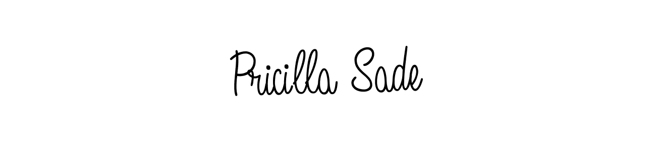 Make a short Pricilla Sade signature style. Manage your documents anywhere anytime using Angelique-Rose-font-FFP. Create and add eSignatures, submit forms, share and send files easily. Pricilla Sade signature style 5 images and pictures png