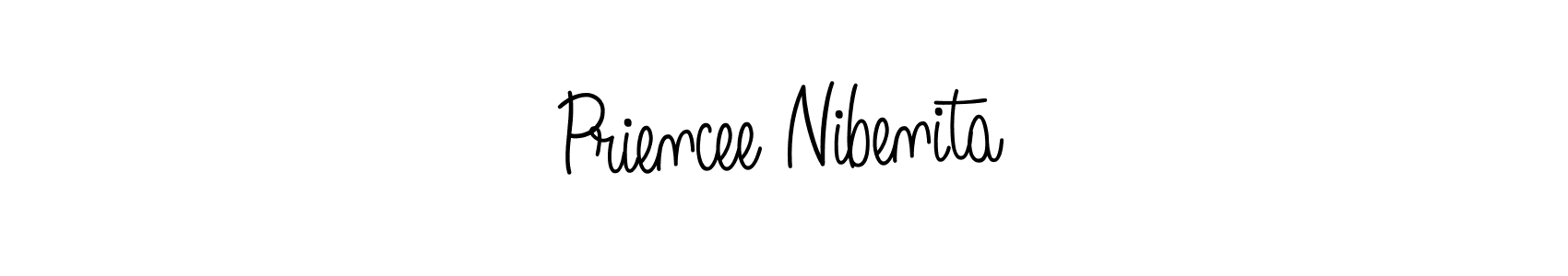 Best and Professional Signature Style for Priencee Nibenita. Angelique-Rose-font-FFP Best Signature Style Collection. Priencee Nibenita signature style 5 images and pictures png