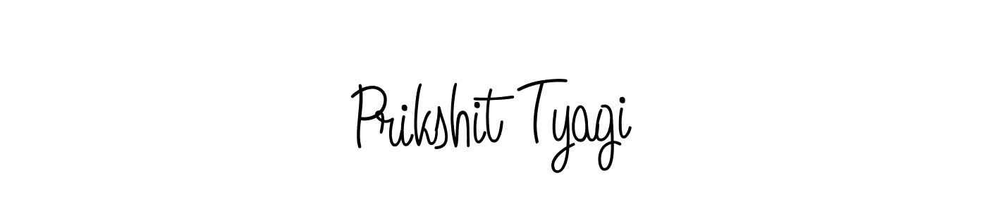 How to make Prikshit Tyagi signature? Angelique-Rose-font-FFP is a professional autograph style. Create handwritten signature for Prikshit Tyagi name. Prikshit Tyagi signature style 5 images and pictures png