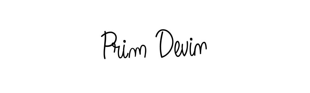 How to Draw Prim Devin signature style? Angelique-Rose-font-FFP is a latest design signature styles for name Prim Devin. Prim Devin signature style 5 images and pictures png